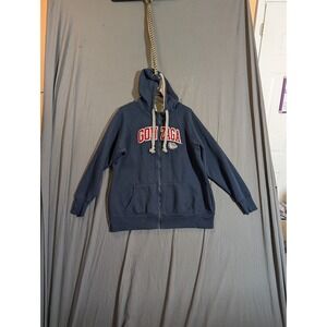 Antigua Gonzaga Bulldogs Full Zipper  Hoodie Men's Size XLarge